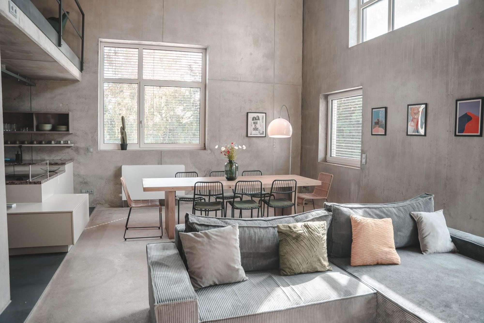 Apartamento Sunset Club - Loft - 155 M2 Sichtbeton - Zentral Memmingen Exterior foto